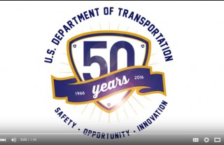 50th Annivesary of DOT Department of Transportation