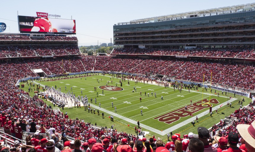 Flying Drones at Levis Stadium Super Bowl